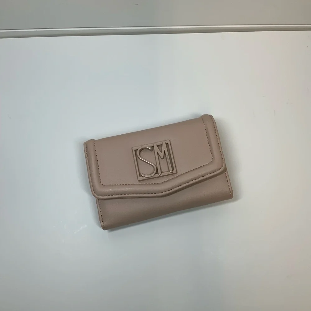 Steve Madden Blush Pink Wristlet Wallet Trifold NWOT